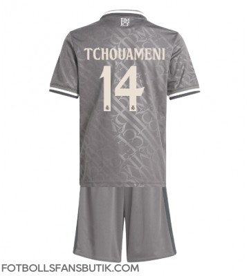 Real Madrid Aurelien Tchouameni #14 Replika Tredje Tröja Barn 2024-25 Kortärmad (+ Korta byxor)